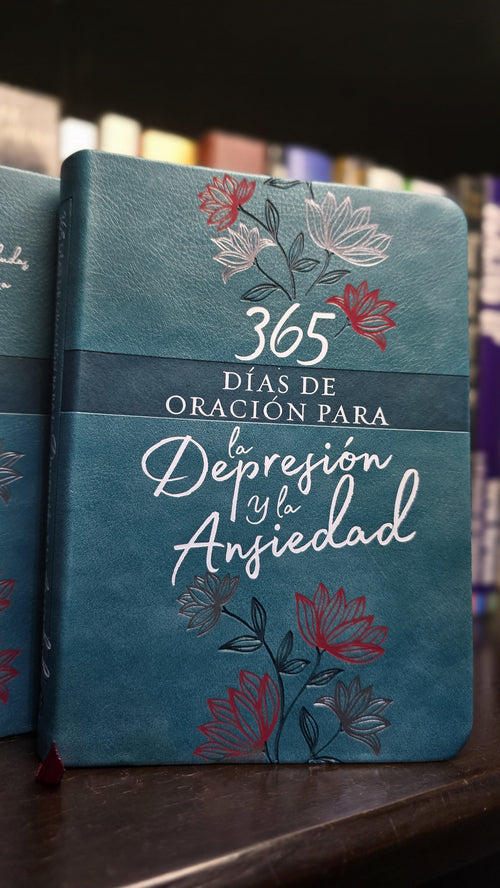 Portada del libro 365 días de oración para la depresión y la ansiedad