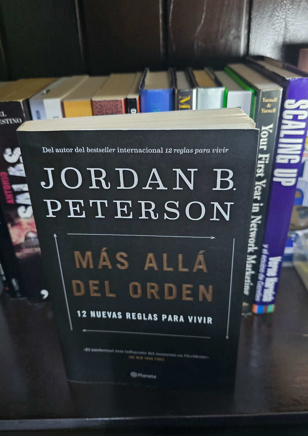 Portada Más allá del orden: 12 nuevas reglas para vivir de Jordan B. Peterson