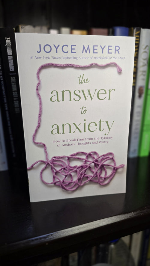 Portada de The Answer to Anxiety de Joyce Meyer, libro cristiano en inglés